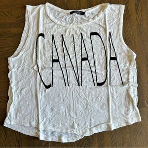 It Closet | White ‘Canada’ TankTop | Size M